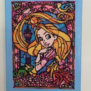 DISNEY PRINCESS Diamond Art 12 x 16" Canvas